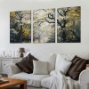 Canvas Art Wall Decor for Living Room Foggy Forest Painting Landscape Picture Modern Nature Artwork for Living Room Bedroom Bathroom Home Office Wall Decor Canvas Wall Decor