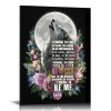 Cute Canvas Wall Art Pictures for Wall Inspirational Quotes - Painting Wall Décor for Bathroom Bedroom Office Framed Artwork